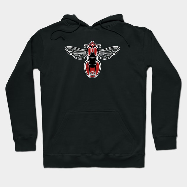 Vespa Piaggio Italia Hoodie by marat